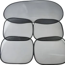 Car Sunshade UV Protection Cuirtín Grianscéithe Fillte Teas-inslithe le Cupáin Shúchán Auto Tosaigh Windshield Clúdach Scannán Fuinneog