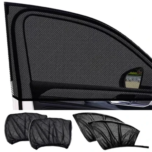 HOU 2pcs kaʻa Sun Shade Styling mea pono UV pale pale ʻaoʻao puka aniani ʻo Sunshade Mesh Sun Visor Protection Window Films