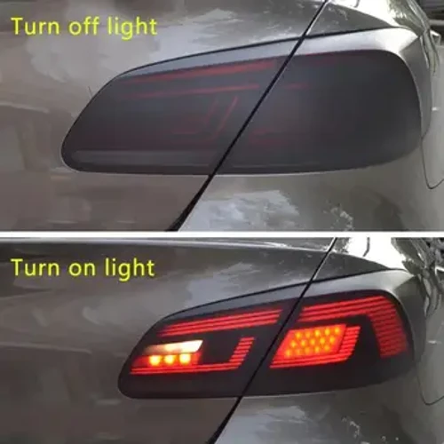 PVC Auto Lampe Film 30x150cm Matt Schwaarz Auto Auto Scheinwerfer Niwwel Luucht Tint Film Sticker Dekoratioun fir Auto Body Film