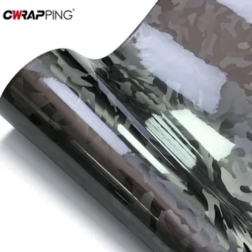 I-Glossy Carbon Fiber Vinyl Wrap I-Self-Adhesive Self-Adhesive Car Ukuvikelwa Komzimba Ifilimu Isithuthuthu Esihlobisa Izesekeli Zefilimu Yefilimu