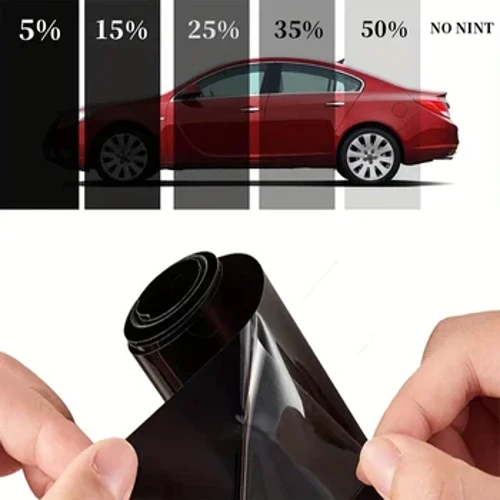 1 Roll 50x300cm/19.68×118.11in 5/15/35 Amaphesenti e-VLT Window Tint Film Car Glass Isitika Ifilimu Yethunzi Lefilimu Ehlobo UVProtctor Car Stick