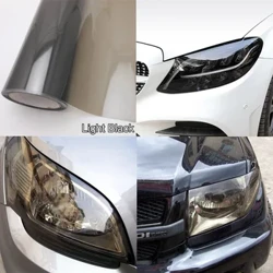 Ifilimu ye-Smoke Matte Emnyama Yemoto Ekhanyayo Ifilimu I-Tint Taillight Inkungu Ekhanyayo Ifilimu Ye-Vinyl Yamalambu Asemuva UkuTinting