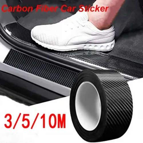 Nano Carbon Sợi Thân Xe Phim DIY Dán Dải Bảo Vệ Ô Tô Gắn Cửa Chống Thấm Nước Bảo Vệ Phim Mặt Gương Chống Trầy Xước băng