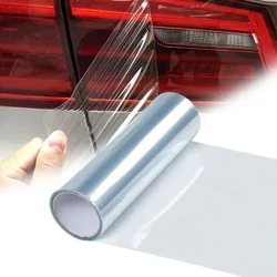 1 adet 30*120 cm Araba Vücut Şeffaf Film Araba Işık Kaplama Filmi Tampon Lamba Koruyucu Wrap Etiket Far Arka Lambası Aksesuarları