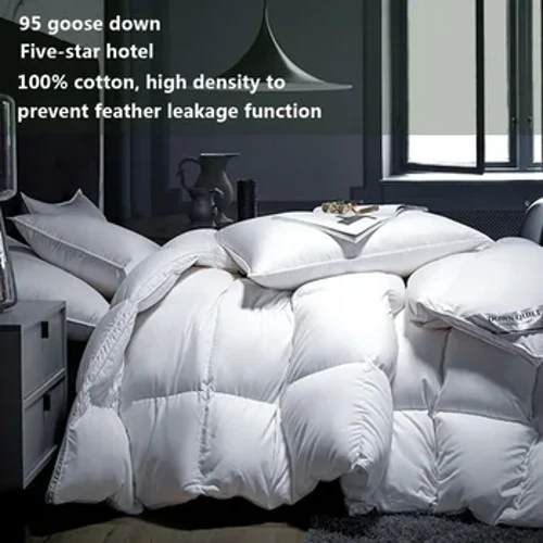 Chăn bông ngỗng mùa đông Duvet khách sạn năm sao Chăn bông siêu mềm Queen King chăn lông vũ Duvet bốn mùa kích thước đầy đủ