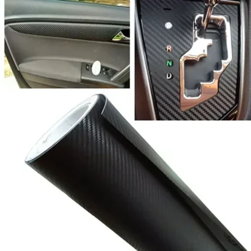 50 cm x 127 cm 3D karbono-zuntzezko binilozko autoa biltzeko orria Roll Film Autoen eranskailuak eta pegatina Motozikleta Auto estilismoa osagarriak Automobilak