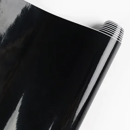 Película negra brillante para carrocería de coche, calcomanías de vinilo autoadhesivas, películas que cambian de Color de piel para motocicletas y bicicletas, 150x50cm