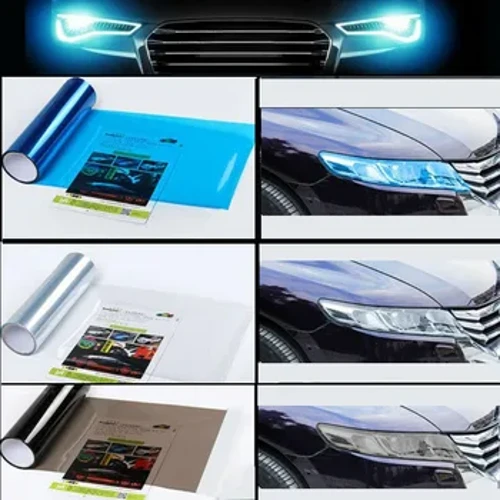 30cm * 100cm kaʻa noe kukui kiʻiʻoniʻoni ʻo Light Headlight Taillight Tint Vinyl Film Sticker Scratch Protection Motorcycle Car Decor