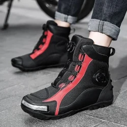 Izicathulo ze-FourSeason Motorcycle Cycling zabesilisa nabesifazane,Amabhuzu omjaho wesithuthuthu esingekho emgwaqeni,Izisetshenziswa Zokuhamba Ngezithuthuthu ama-Knight Boots