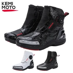 Moto boty Muži Závodní boty Jezdecké Prodyšné Měkké Moto boty Terénní Motocykl Vodotěsné Ochrana proti kopnutí Černá