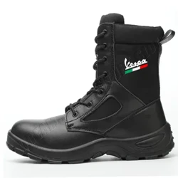 For Vespa Vespa 2022 2023 2024 Motorcykel Militærstøvler Stab Proof og Anti Smashing Desert Combat Adventure Shoes