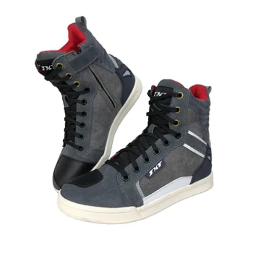 Four Seasons Motorradreitschuhe Motorradstiefel atmungsaktive Herren-Pendlerschuhe verschleißfeste rutschfeste Lederplattenschuhe