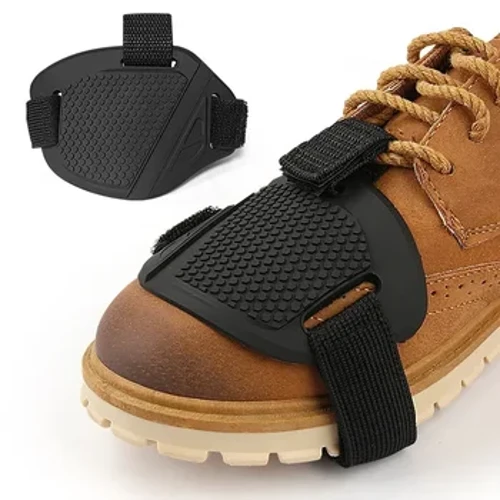 Almofada de mudança de marcha para motocicleta, protetor à prova d'água para sapatos de moto, acessórios de capa para botas de motocross