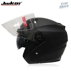 Xe Máy Casco Go Kart Xe Tay Ga Xe Máy Văn Xe Máy Ống Kính Kép Vintage Mũ Bảo Hiểm Bốn Mùa Đua Nửa Mũ Bảo Hiểm Casque Mũ Bảo Hiểm