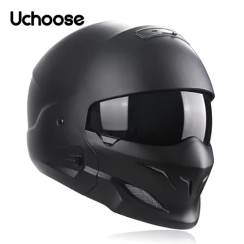 2022 Scorpion-helm Afneembare multifunctionele combinatiehelm Motorlocomotief Persoonlijkheid Half Predator-helm