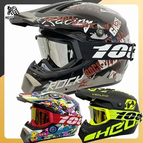 Nhẹ Xe Máy Off-road Mũ Bảo Hiểm ATV Off-road Xe Xuống Dốc Xe Đạp Leo Núi DH Mũ Bảo Hiểm Đua Mũ Bảo Hiểm Capacetes Dot