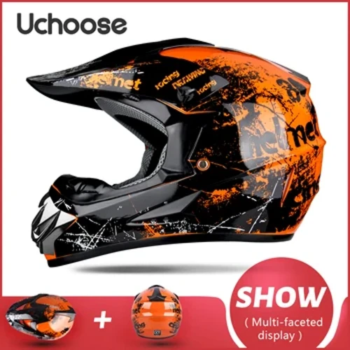 Phụ Nữ Trưởng Thành Nam Mũ Bảo Hiểm Motocross Kask Vượt Xuống Dốc Soporte Casco Off Road Mũ Bảo Hiểm Đua Xe Cổ Điển Xe Máy Ban Đầu Enduro