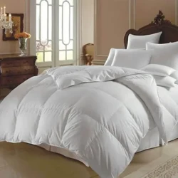 King/Double/Single Gréisst 100% Wäiss Gänsedown Tréischterin fir Hierscht Wanter Duvet Insert Decken Fëllung Feather Down Quilt Duvet