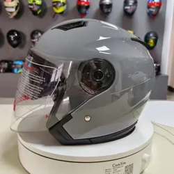 Helmet kaʻa kaʻa kaʻa kaʻa hapa pālua ʻelua Lens Scooter Moto Helmet Casco kauhale Holo i ka capacete de moto motocross Helmets