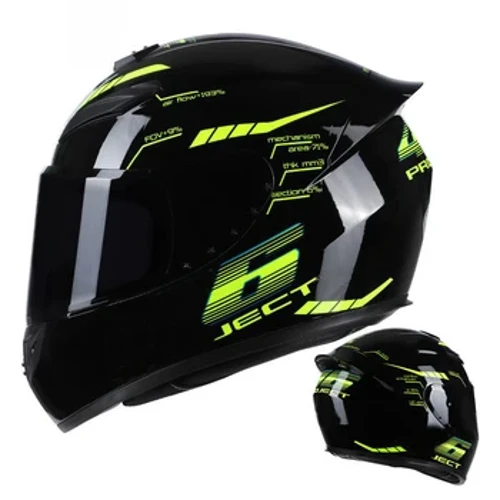 Helmed Beic Modur DOT Diogelwch Wyneb Llawn Sgwteri Beic Modur Casco Moto Cynhwysedd Modiwlaidd Helmedau Wyneb Llawn Casco Unisex