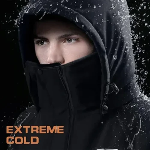 Siaced Snowmobile Beiciau Modur Trydan Cynnes y Gaeaf, Melfed Gwrth-wynt a Mwy, Siwt Ddiddos Dwyochrog i Ddynion a Merched