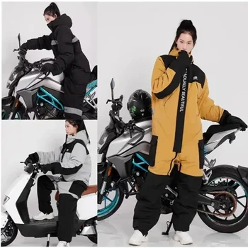 Ijakhethi ENTSHA yesithuthuthu sikagesi esingena Windproof Plus Velvet Eqiniswe kabili emaceleni e-Snowmobile Ijakhethi Yasebusika Efudumele Yamadoda Abesifazane