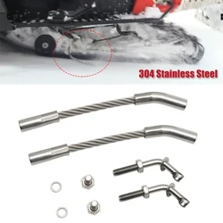Nā Kaʻa Hau Hau ʻAi ʻAi Carbide Tip Kit Snowmobile Reverse Scratcher Stainless Steel hema a ʻākau Ice SnowX Scratcher 7/16"