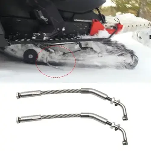 Snøskutere Isskrapere Karbidspisssett Snøscooter Stål Snowx Høyre Venstre Isskraper Revers Rustfri 7/16" Scratche L8a7