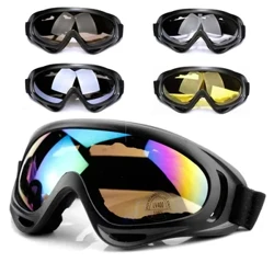 Gwydrau Beic Modur Gwrth-lacharedd Motocross Sbectol Haul Chwaraeon Sgïo Gogls Windproof Dustproof UV Amddiffynnol Gear Affeithwyr