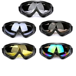 Kính Đi Xe Máy Chống Cát Kính Mát Motocross Thể Thao Trượt Tuyết Kính Chống Gió Chống Bụi UV 400 Bảo Vệ Bánh Răng