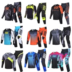 Delicate Fox Motocross Jersey Housut 180 360 Vaihdesarja Miesten Moto MX Combo Enduro Asut Moottoripyörävarusteet Pyöräilypuku ATV-sarjat
