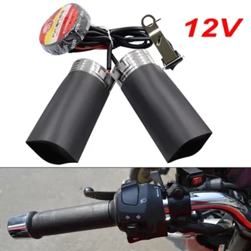 Xe Máy Làm Nóng Tay Cầm Tay Cầm ATV Xe Trượt Tuyết Tay Cầm Nóng Ấm Bộ Dành Cho Xe Suzuki Yamaha Nóng Vô Lăng 12V Đa Năng