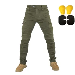 Xe Máy Quần Jean Pantalones Motocicleta Hombre Lông Jeans Phiên Bản Tiêu Chuẩn Đi Xe Ô Tô Quần Quần Mùa Hè Đi Xe
