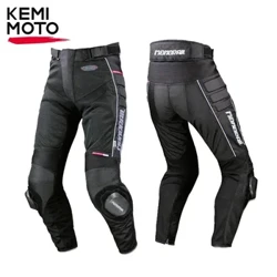 Motosiklet Pantolon Erkek Motosiklet Sürme Pantolon Motosikletçi Yaz Örgü Nefes Yarış Koruyucu Diz Dişli Taşlama Bloğu