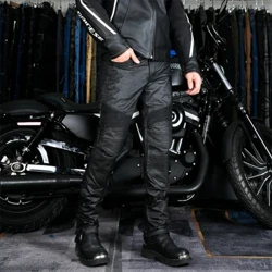 Uwchraddio VOLERO Gorchuddio Beic Modur Gwrth-ddŵr Marchogaeth Denim Jeans Locomotif Beicio Moto Rasio Pants Atal-Drop Gyda Pad Arfwisg CE