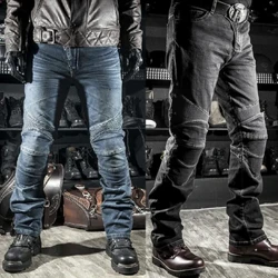 Đi Xe Máy Lưu Diễn MotoJeans Nam Ngoài Trời Bảo Vệ Đầu Gối Hông Miếng Lót Motocross Racing Quần Xe Máy Đi Xe Đạp MenTrousers