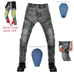 Nam Xe Máy Quần Diện Tích Lớn Hơn Aramid Xe Máy Quần Bảo Hộ Đi Lưu Diễn Xe Máy Quần Xanh Dương Motocross Quần Jean