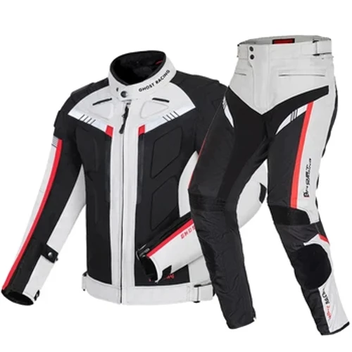 GHOST RACING -takki Moottoripyörä vedenpitävä Moto Motocross -takki Moottoripyöräilyvaatteet Suojavarusteet Chaqueta Moto Musta
