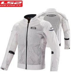 Jachetă de motocicletă LS2 Originală LS2 Jachetă de motociclist de primăvară vară Bărbați Motocross pentru femei Îmbrăcăminte de călărie respirabilă Echipament de protecție