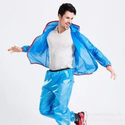Bagong Estilo na Motorcycle Rider Raincoat na may Separable Jacket at Pantalon para sa Matanda na Waterproof Motorcycle Rain Gear