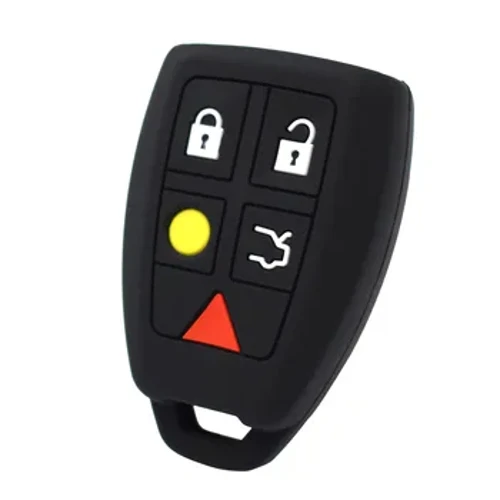 Capa de silicone para chave de carro, capa para volvo c30 c70 s40 v50 2004 2005 2006 2007 com capa remota