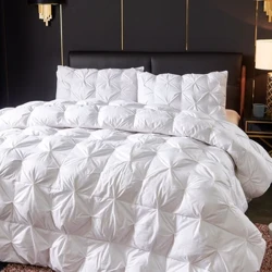 Kusi Pa'epa'e Pa'u Fa'atumu 3D Falaoa Duvet/Ieie/Fa'amafanafana mo Vaitau Uma Tau Fale Faletalimalo Moega Mafiafia Palanikeke ma 100% Cotton Shell