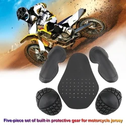 Cosantóirí Líneáil Jacket Gluaisrothar Pad Guaillí Elbow Armor Ar ais le haghaidh Sciáil Rásaíocht Motocross Rothar Scátáil ICE