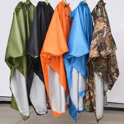 Pelernă de ploaie 3 în 1 militară în aer liber, impermeabilă, haină de ploaie, bărbați, haină de ploaie, femei, copertina de la ploaie, motocicletă, poncho de ploaie, covoraș de picnic