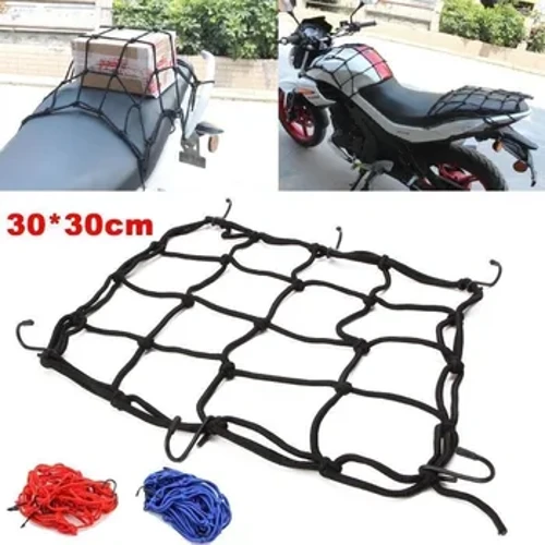 Motocyklová síť na zavazadla Kolo 6 háčků Přidržovací palivová nádrž Síť na zavazadla Web Styling Vysoce kvalitní moto nastavitelná Cargo Net