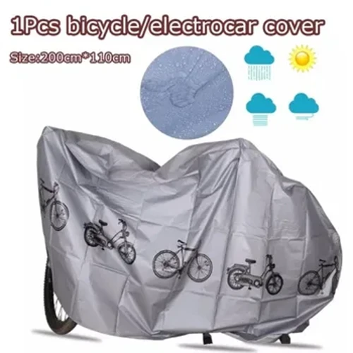 1pc capa de bicicleta, capa de veículo elétrico, capa de chuva de motocicleta, capa contra poeira, capa contra poeira, proteção solar, sombreamento solar