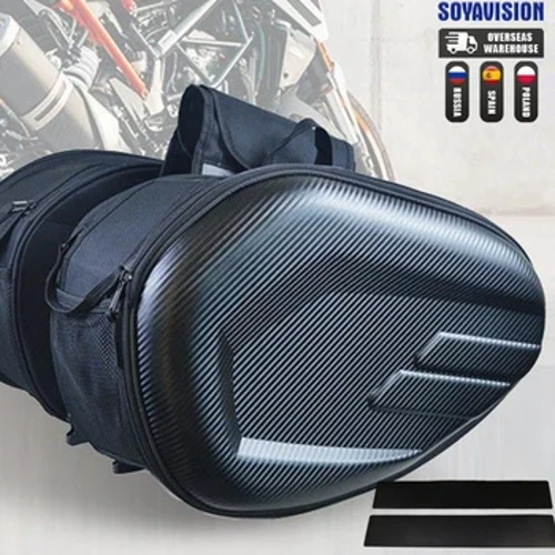Acessórios da motocicleta à prova dwaterproof água corrida capacete sacos de viagem mala alforjes bagagem assento traseiro saco lateral com capa chuva