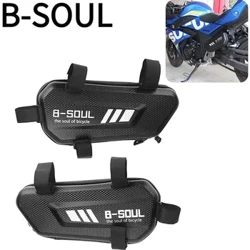 Mála Crochta Rothar Leictreach B-SOUL Málaí Taobh Gluaisrothar Pacáiste Inneall Moto Uiscedhíonach Málaí Crua Shell Rothar Sléibhe Pouch Triantán