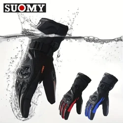 Lámhainní Gluaisrothar SUOMY Uiscedhíonach Lámhainní Cosanta Moto Te Geimhridh Scáileán Tadhaill Gant Moto Guantes Lámhainní Marcaíochta Gluaisrothar Nua