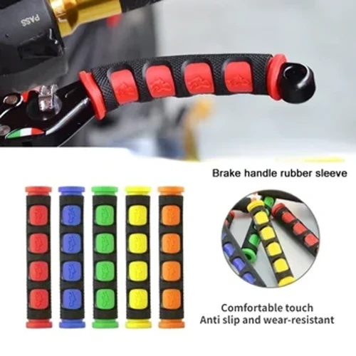 Lembut Anti-Slip Brake Handle Silicone Sleeve Universal Clutch Lever Protection Cover untuk Sepeda Motor, Mobil Listrik, Sepeda